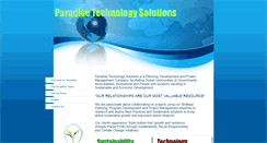 Desktop Screenshot of paradisetechnologysolutions.com